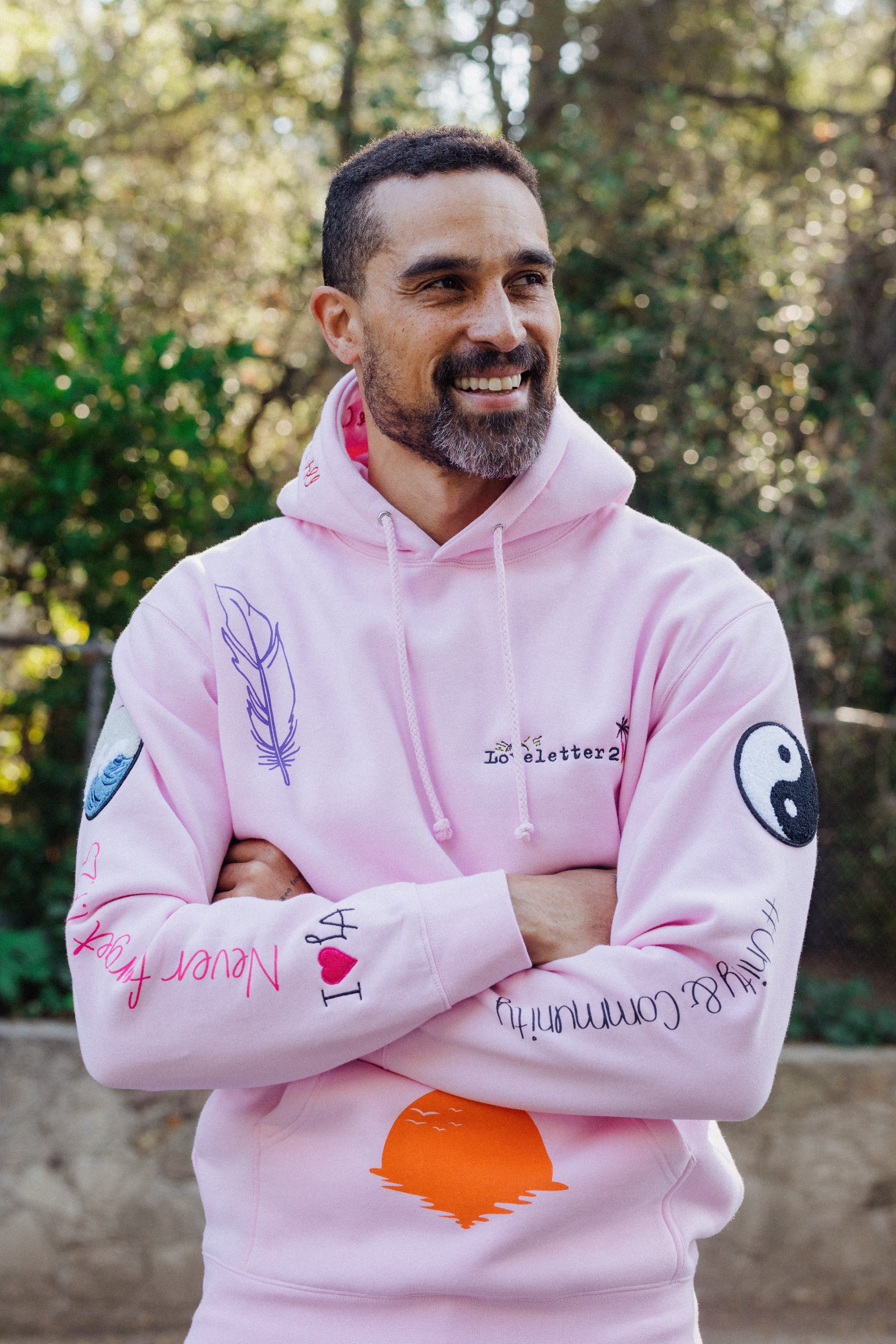 ドゥーズィエムクラス　20SS  Treasure hoody  ピンク　美品 Sunkissed Coconut Surfs Up Zip Hoodie – epicstores